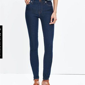 Madewell Dark Denim High Riser Skinny 9" Rise